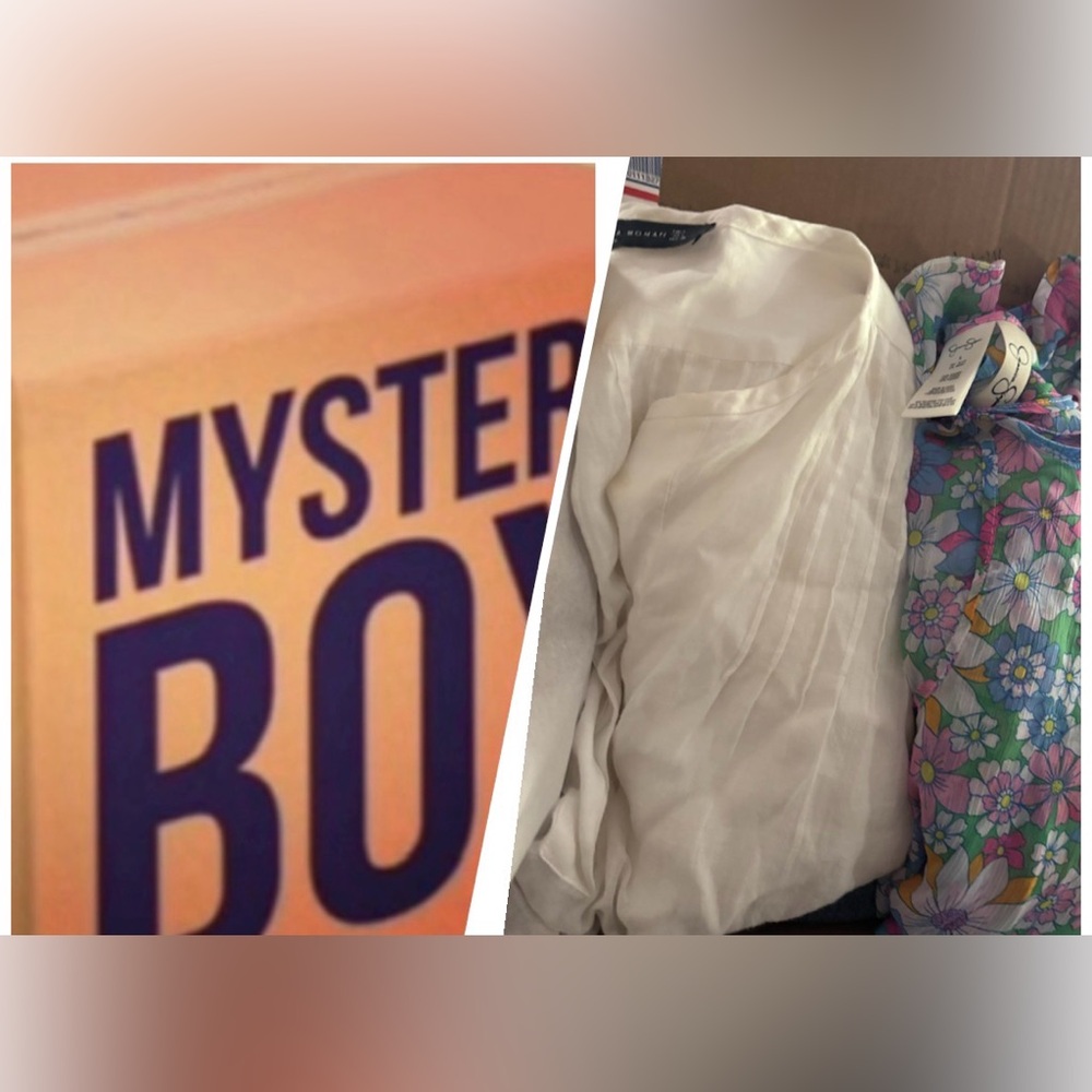 MYSTERY BOX WOMENS SIZE L CLOTHING BUNDLE  MB127